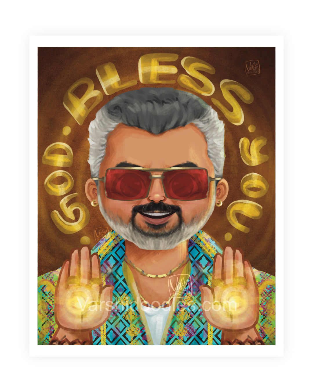 God Bless you || AK 🔥 || Art print|| mini avatar poster