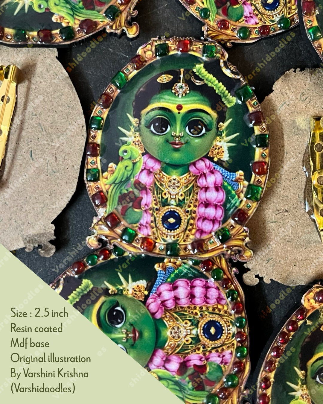 Meenakshi Brooch pin