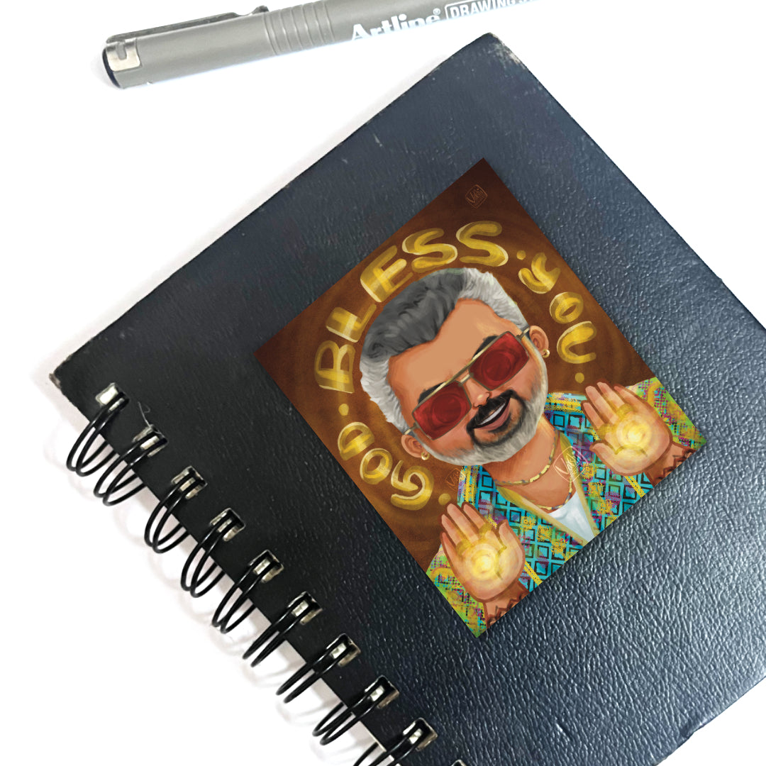 God bless you sticker || mini avatar || AK