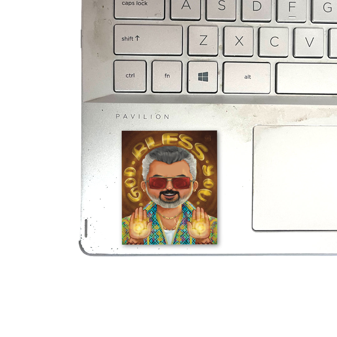 God bless you sticker || mini avatar || AK