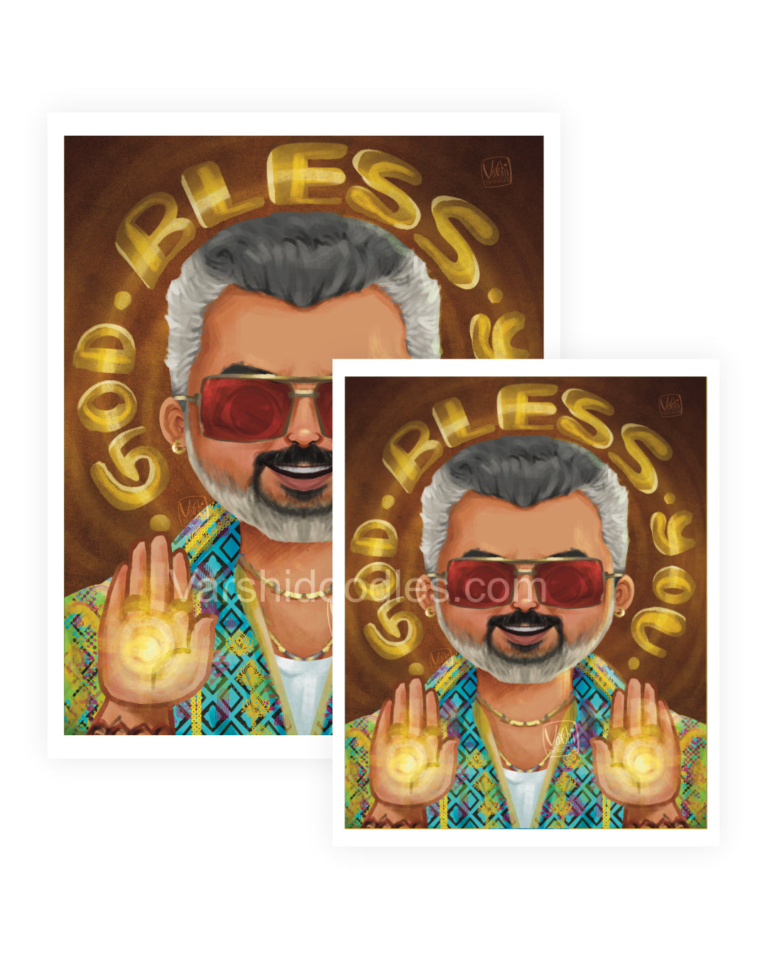 God Bless you || AK 🔥 || Art print|| mini avatar poster