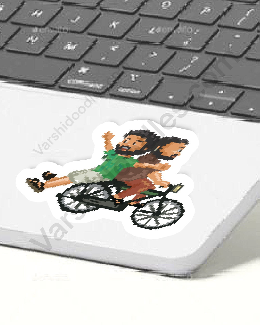 Meiyazhagan || pixel art || vinyl sticker || 7cm