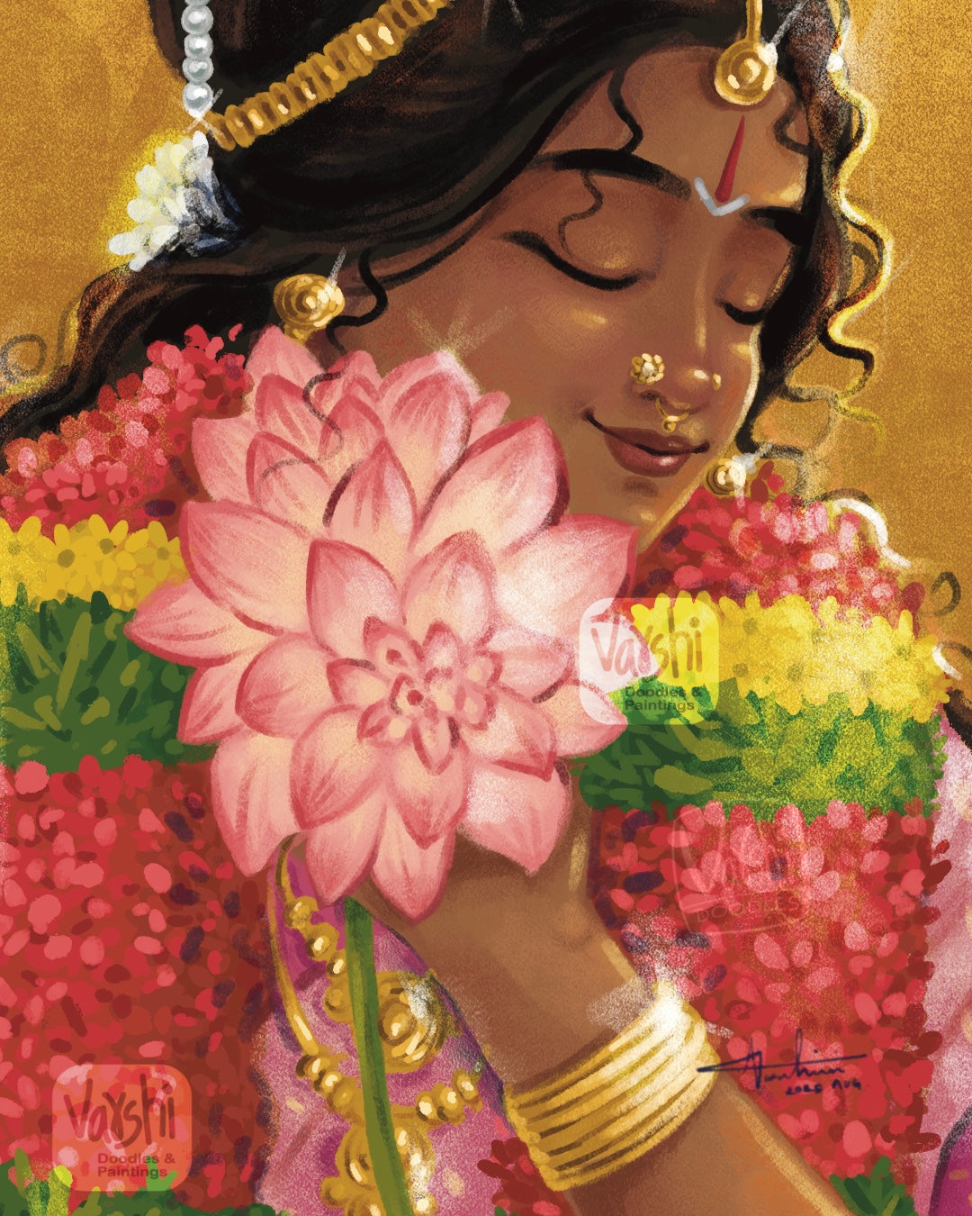 Aandal canvas prints || Ready to frame prints