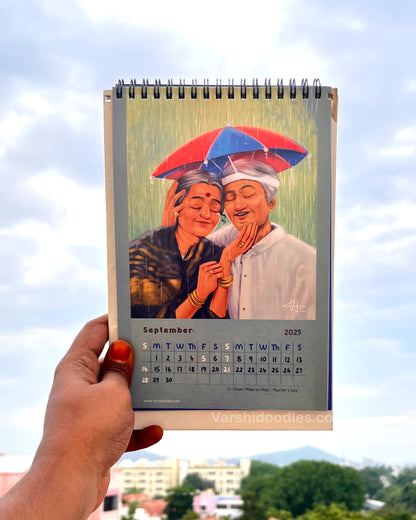 Frames of love 2025 || DESK CALENDAR ||