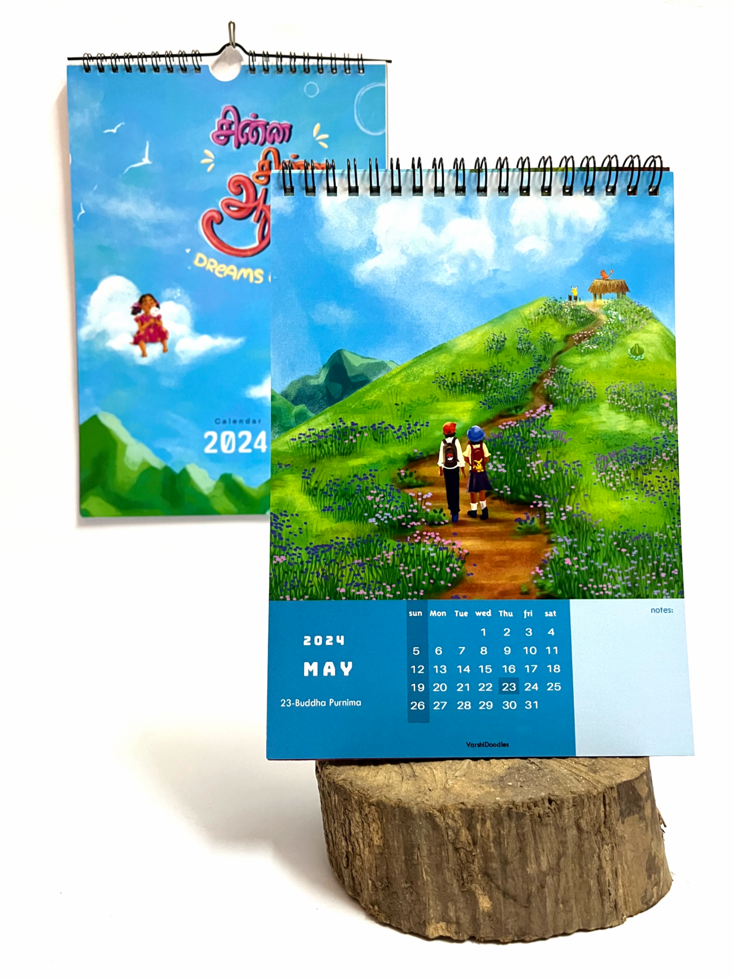 Chinna Chinna Aasai || Desktop calendar || Free shipping