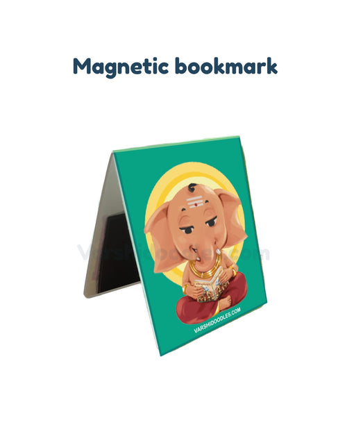 GANESHA READING MAHABHARATHA || magnetic book mark