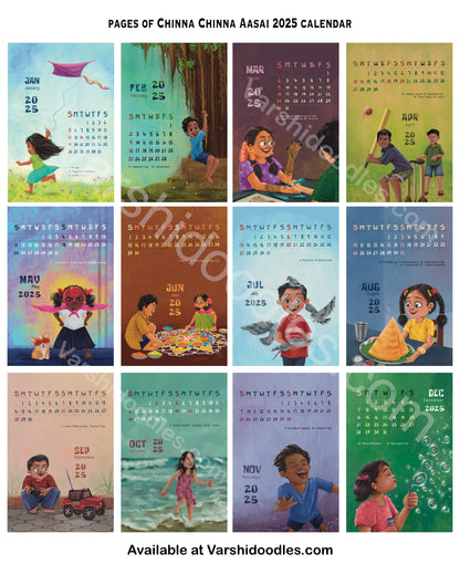 Chinna Chinna Aasai || DESK  CALENDAR ||