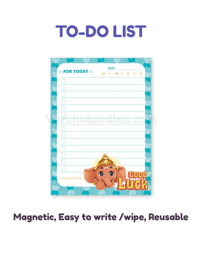 Good luck Ganesha || TO DO list || Magnetic || easy to write and wipe