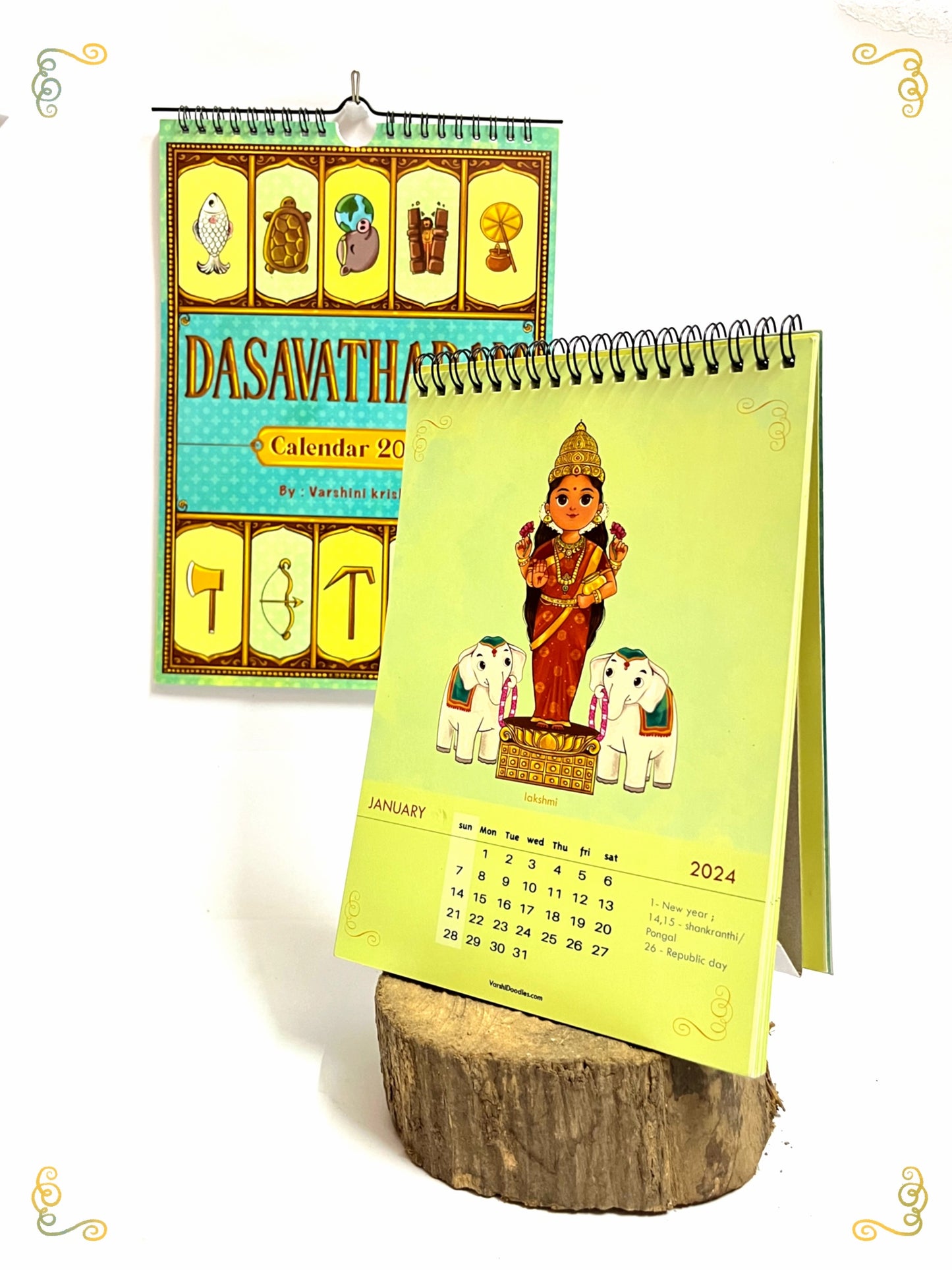 DASAVATHARAM || Desktop calendar || Free shipping