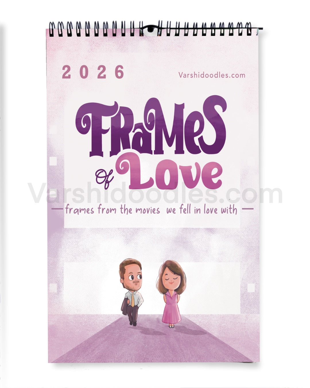 Frames of love  || WALL CALENDAR || Free shipping || pre-order