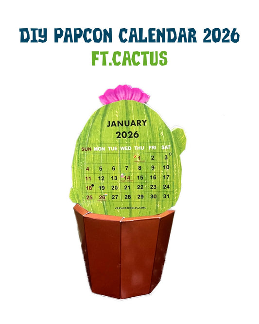 DIY CALENDARS || PAPCONS || Free shipping