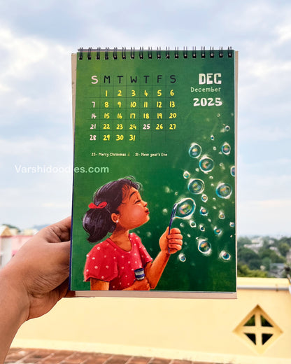 Chinna Chinna Aasai || DESK  CALENDAR ||