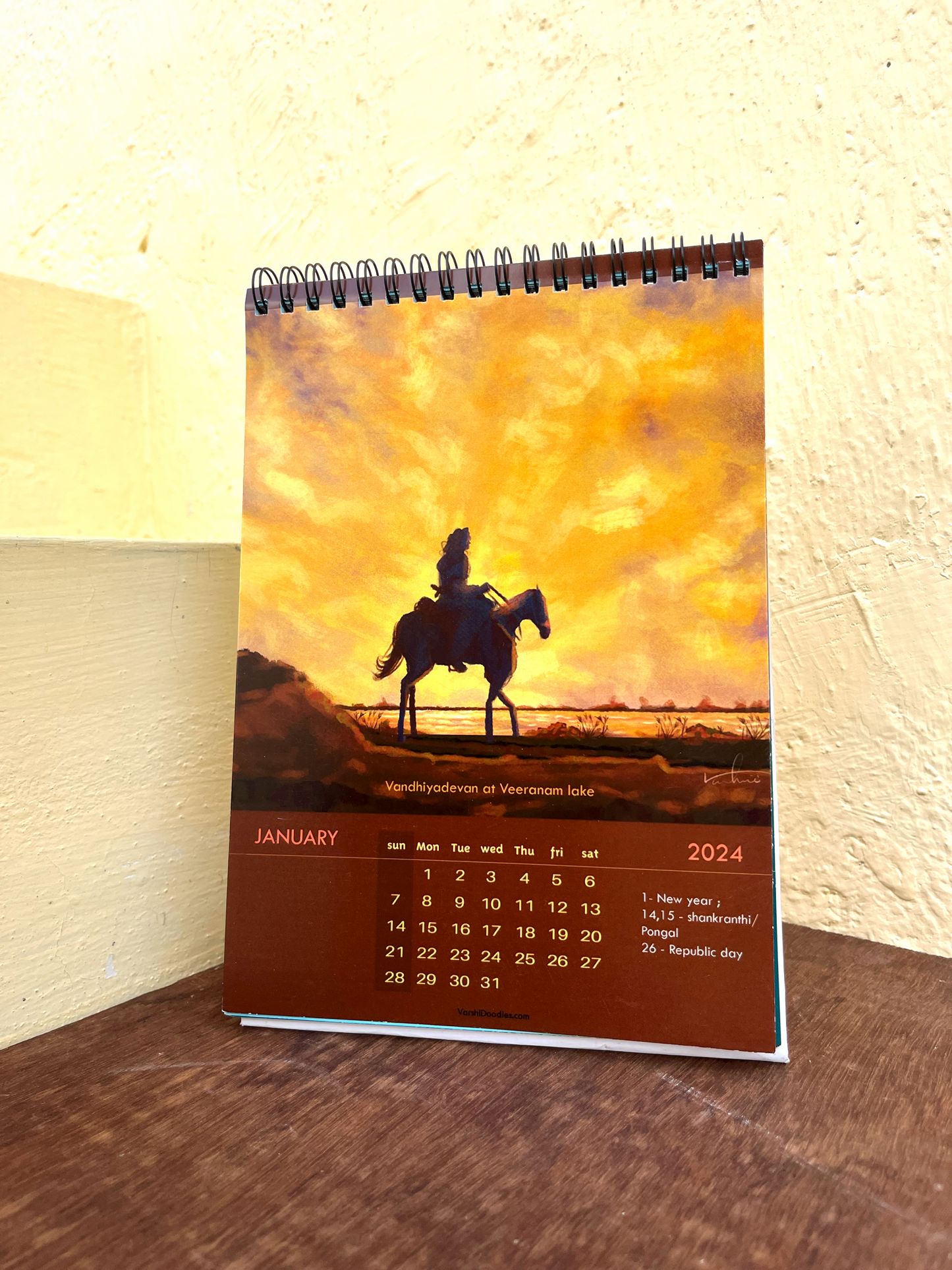 Ponniyin Selvan || Desktop calendar ||