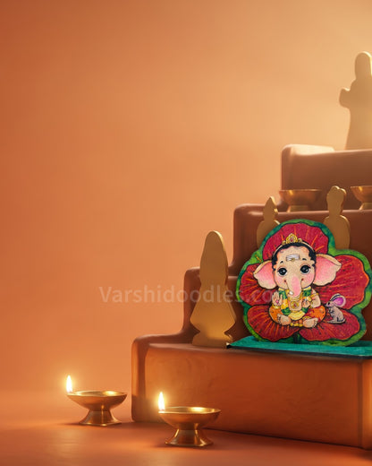 Ganesha Standee || DIY Colouring || MDF standee