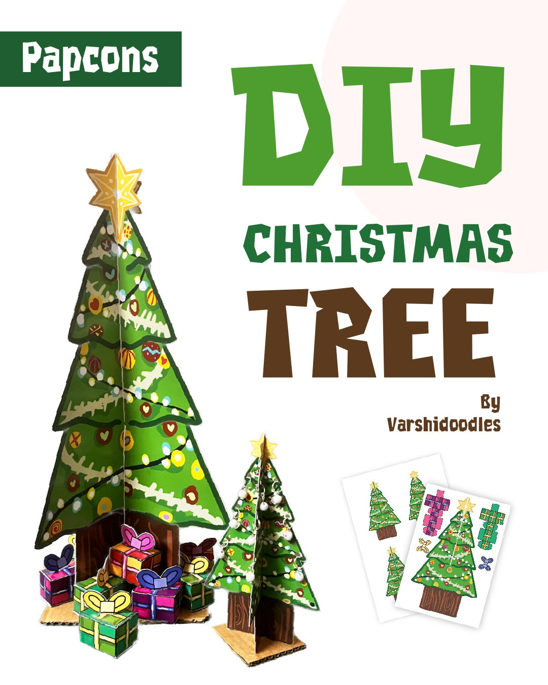 DIY CHRISTMAS TREE || 2 sizes || PAPCONS