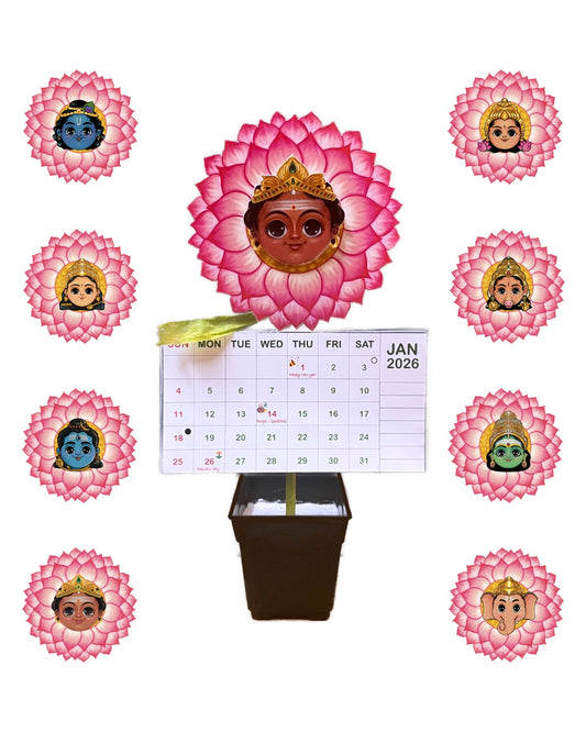 FLOWER HEADS || Monthly calendar || Free shipping
