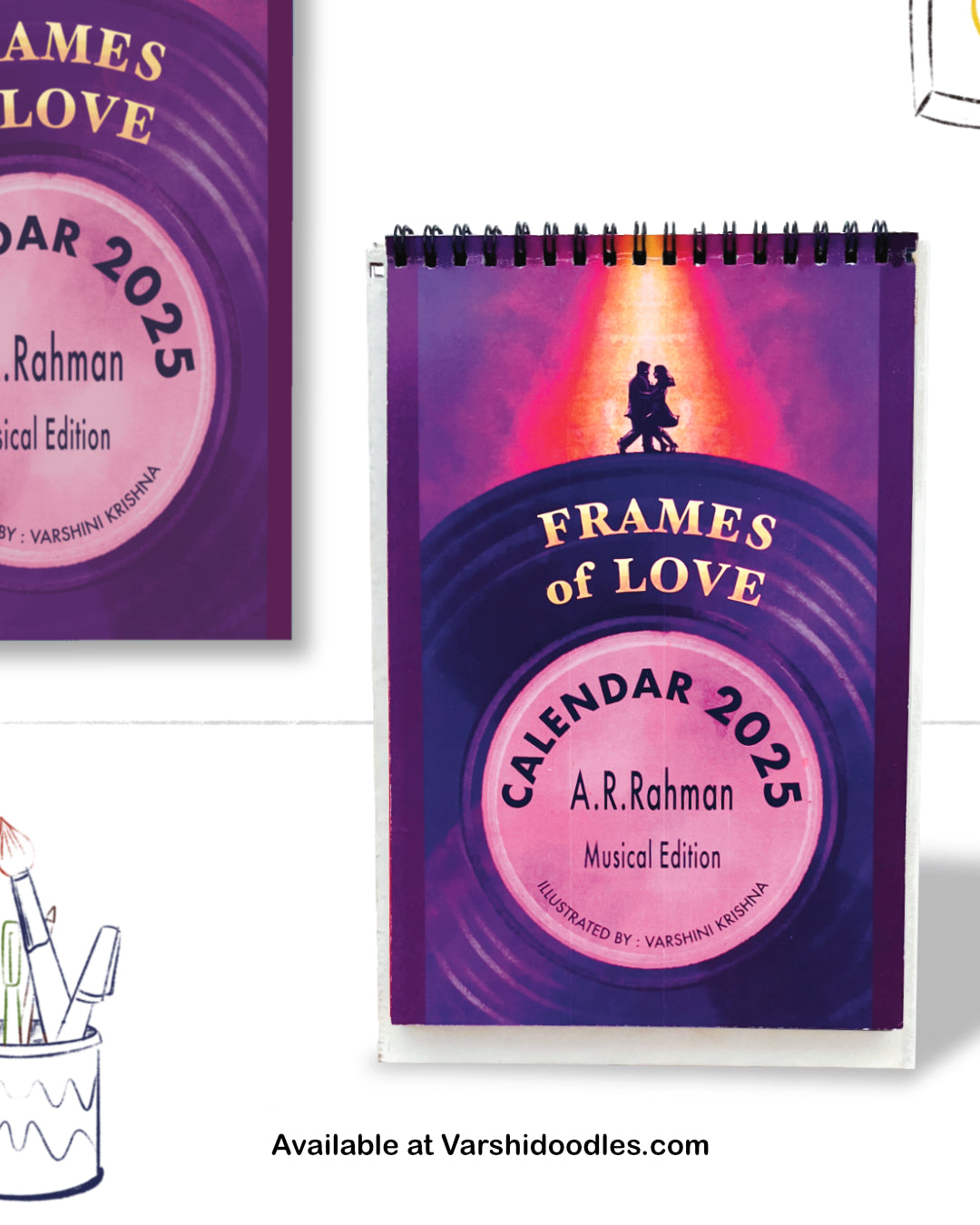 Frames of love 2025 || WALL CALENDAR || Free shipping