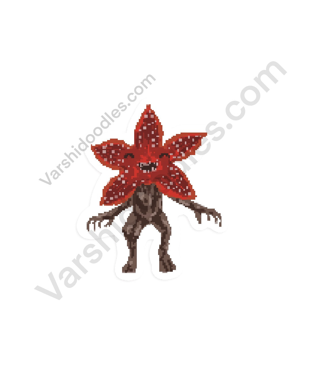 Demogorgon || Stranger things || vinyl sticker || 7cm