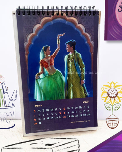 Frames of love 2025 || DESK CALENDAR ||