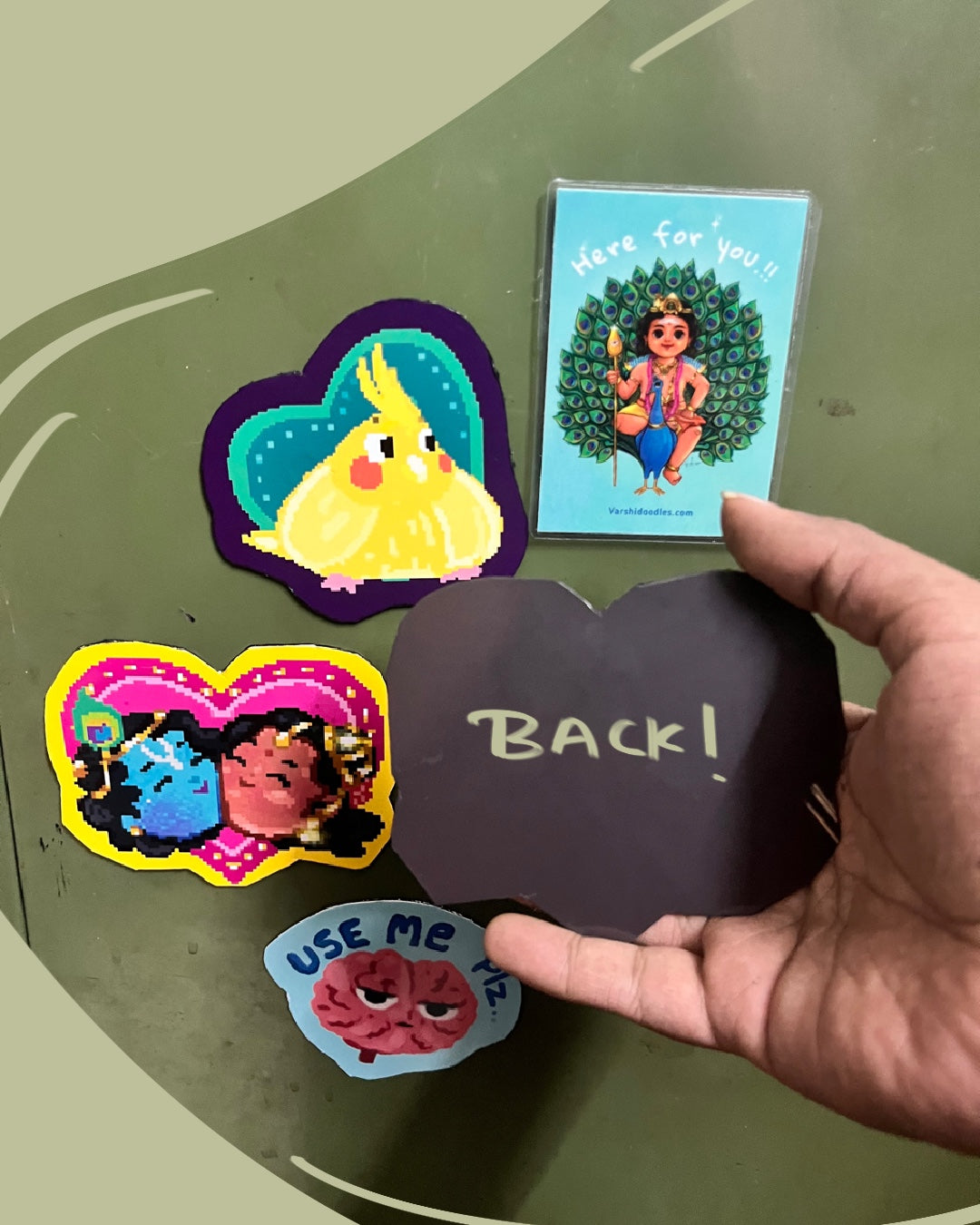 Customised Fridge magnets || Pixel mini doodles