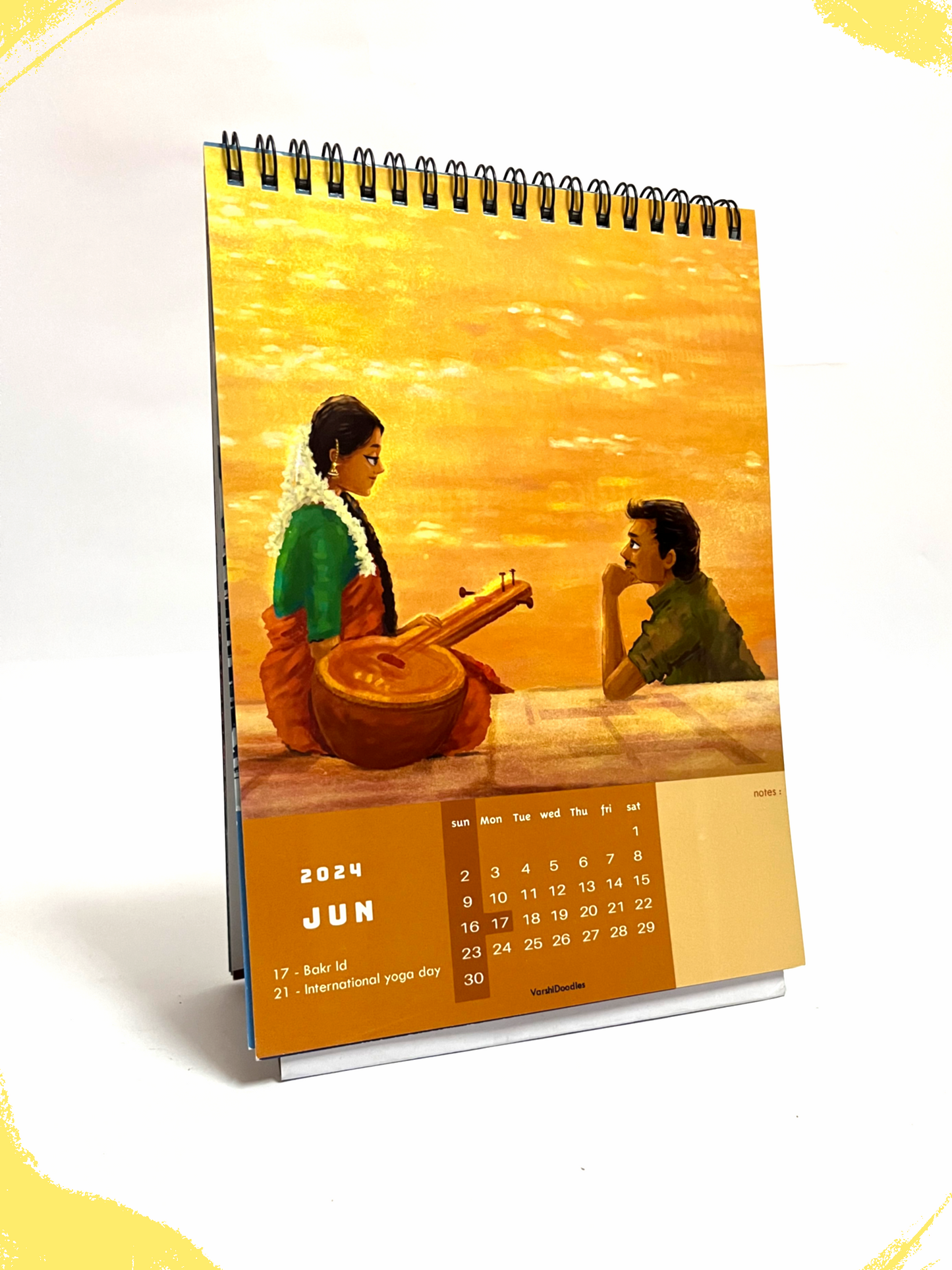 Frames of love || Desktop calendar || Free shipping