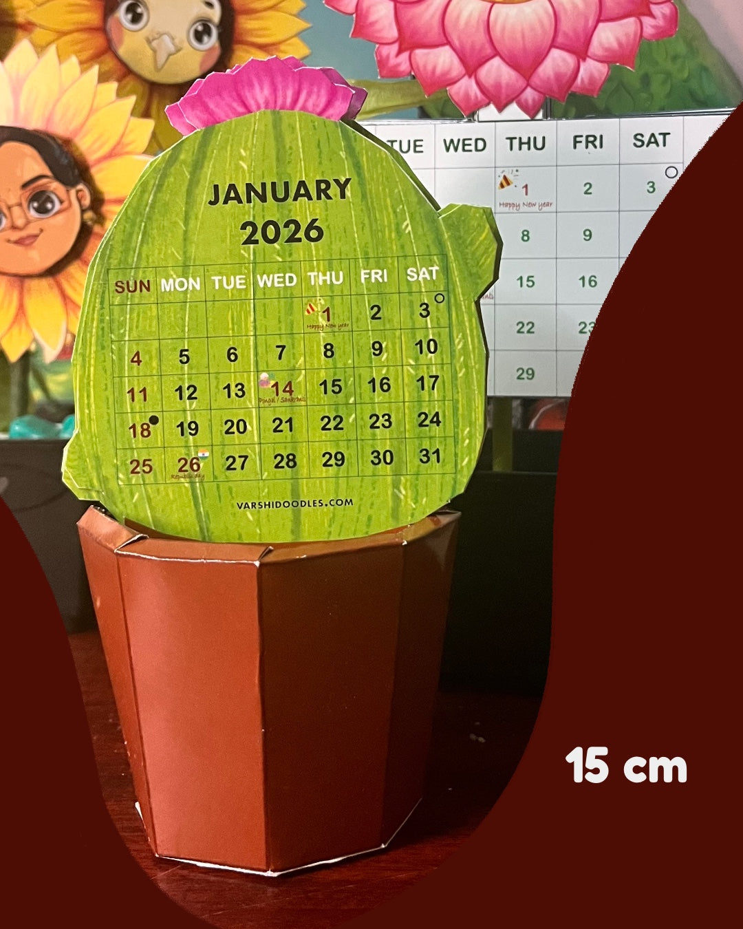 DIY CALENDARS || PAPCONS || Free shipping