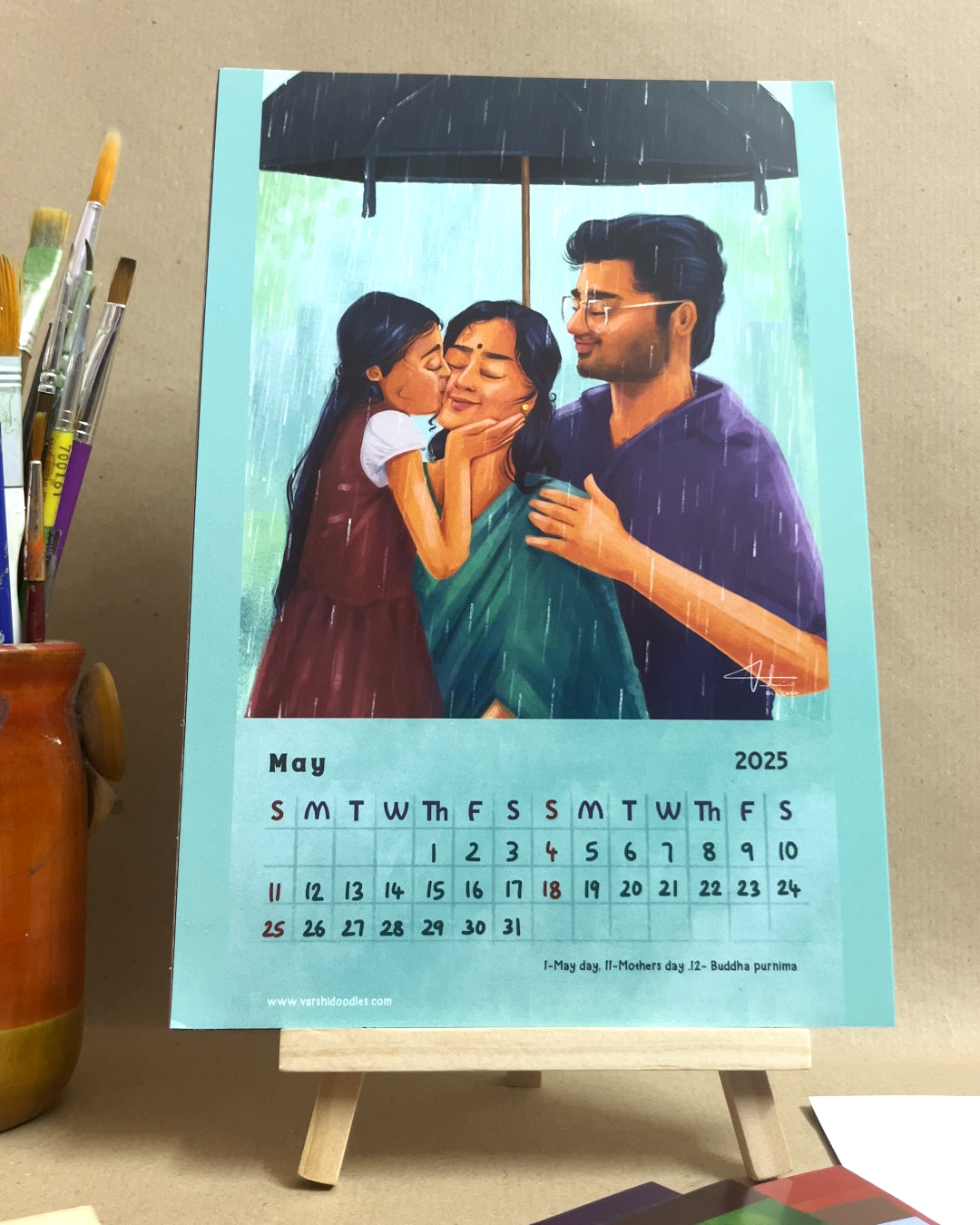 Frames of love 2025 || DESK CALENDAR ||