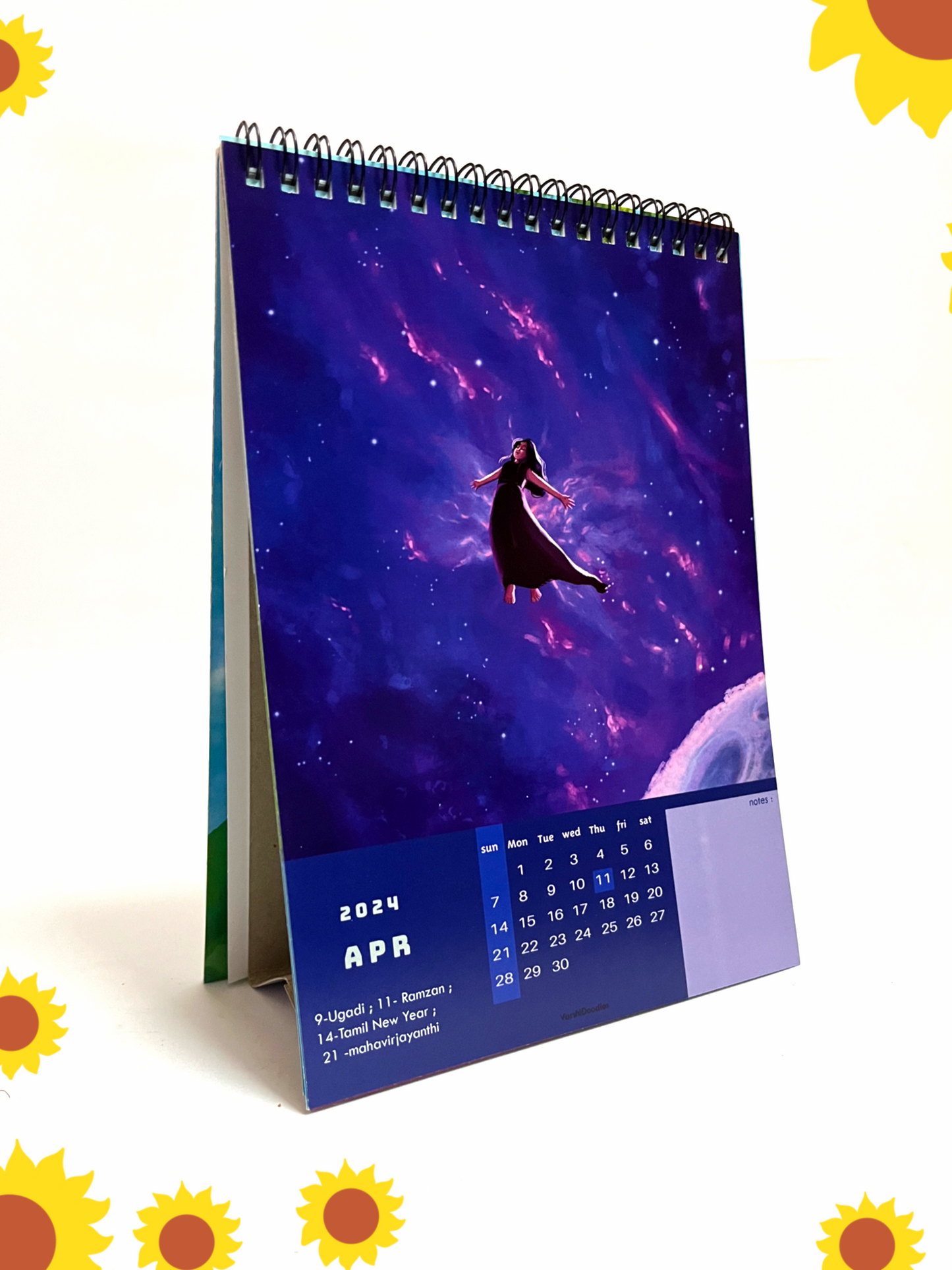 Chinna Chinna Aasai || Desktop calendar || Free shipping