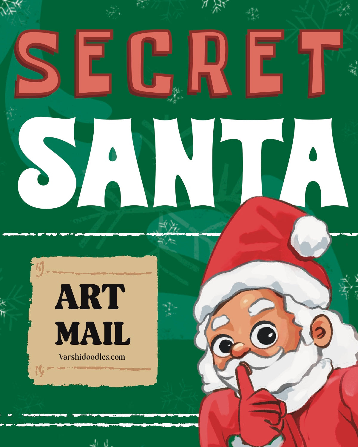Secret Santa Art mail.!! || shipping( Dec 1 to Dec5 ) ||FREE SHIPPING