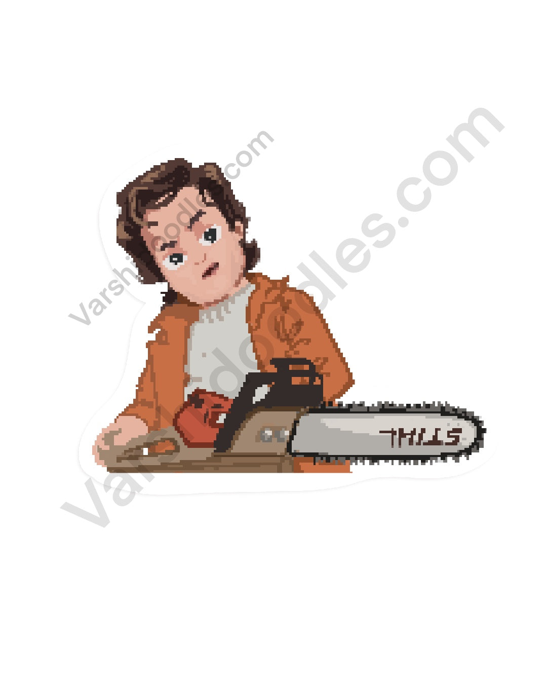 Steve ❤️ || Stranger things S5 || vinyl sticker || 7cm