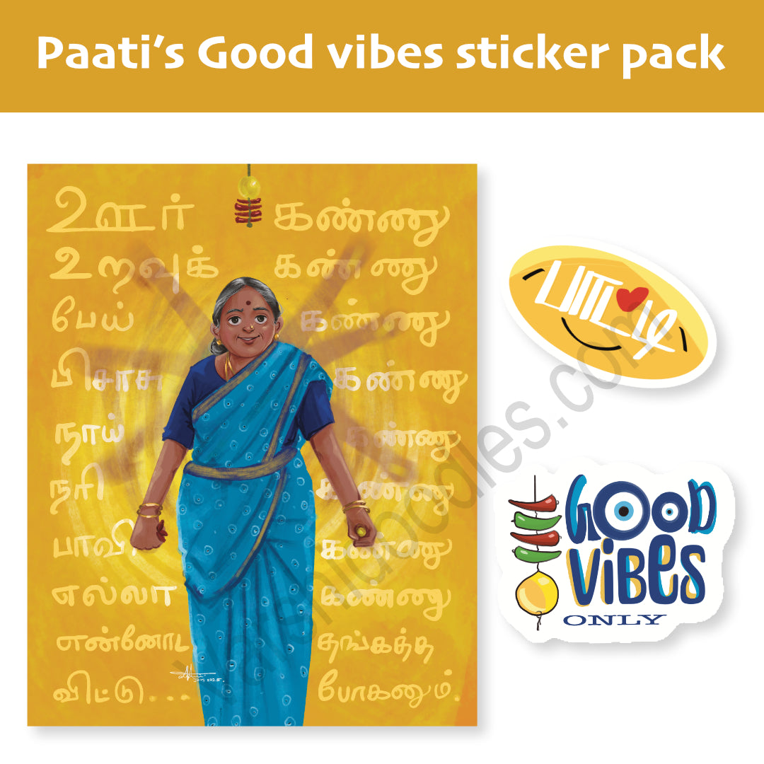 Paati’s Good vibes Sticker pack