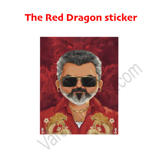 The Red Dragon 🐉 sticker || mini avatar || AK