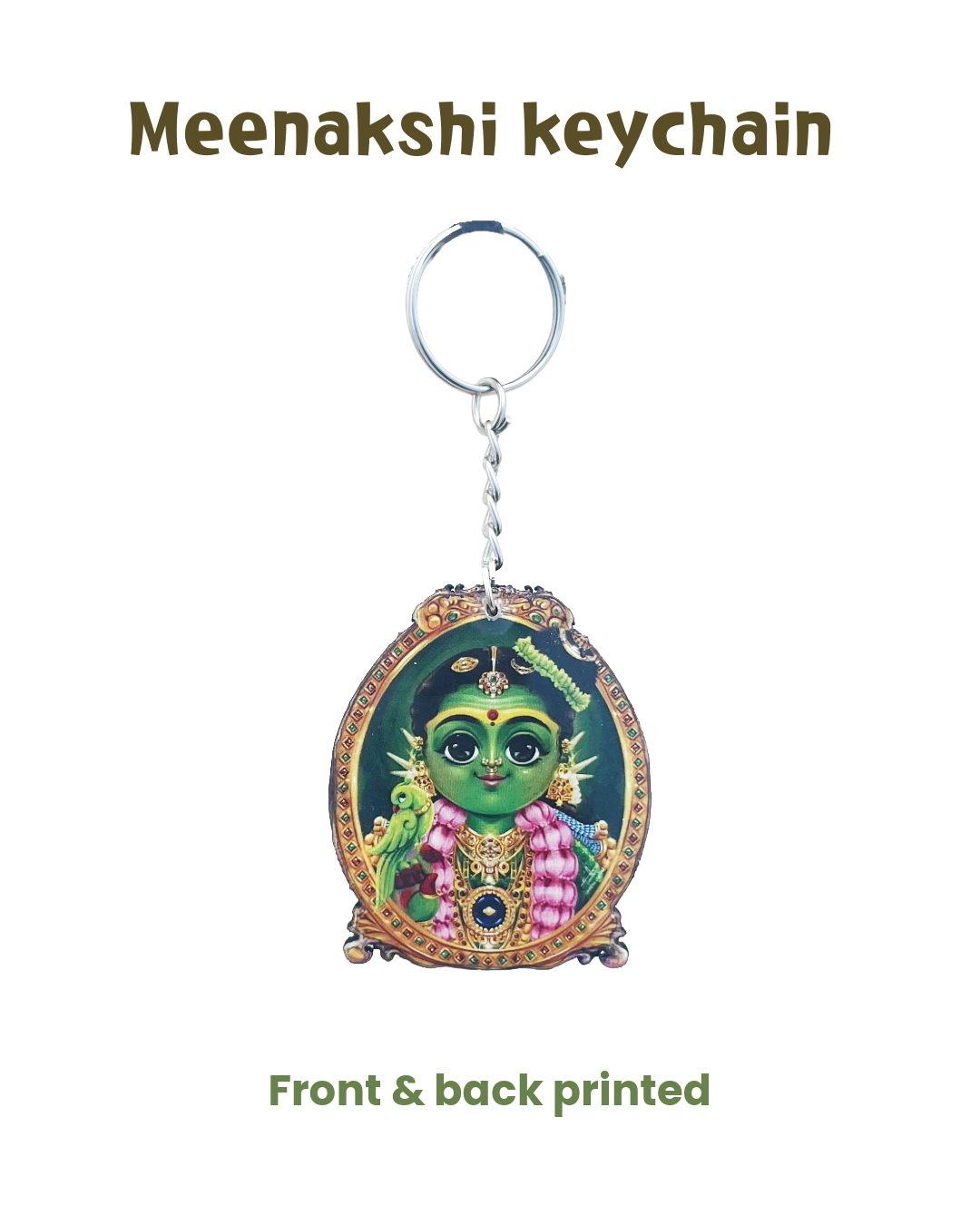 Meenakshi  KEYCHAIN  ||LIMITED EDITION || Free shipping || buy 2 or more  to get Discounts!!