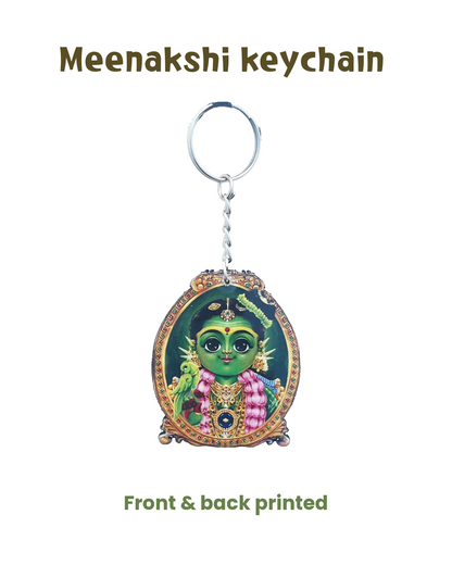 Meenakshi  KEYCHAIN  ||LIMITED EDITION || Free shipping || buy 2 or more  to get Discounts!!