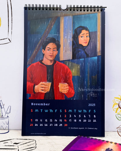Frames of love 2025 || WALL CALENDAR ||