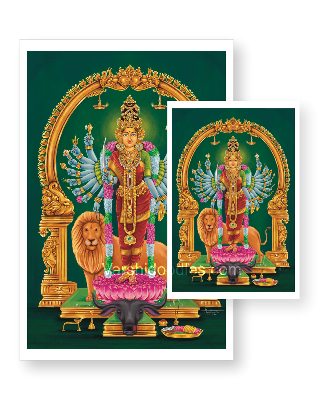 Ashta Dasapuja Mahalakshmi  || Art print