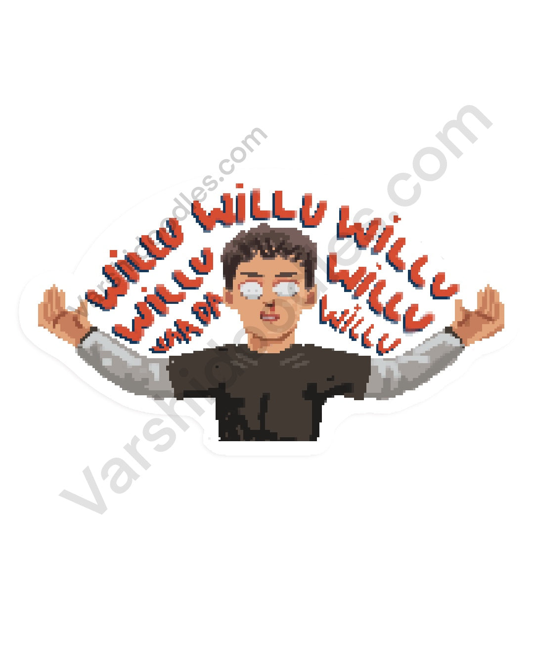 Will 🔥|| Stranger things || vinyl sticker || 7cm