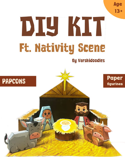 DIY NATIVITY SCENE KIT || PAPCONS