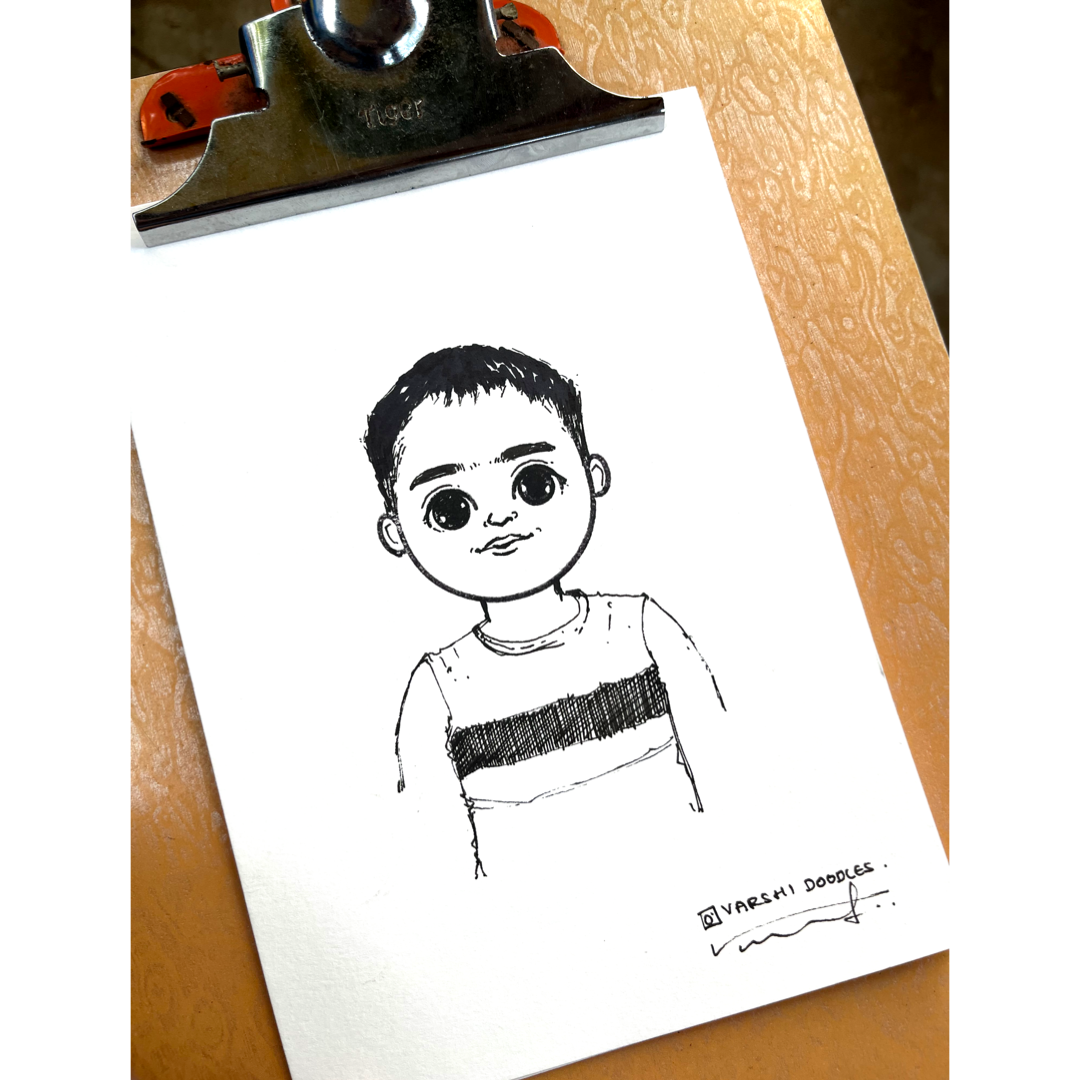 Mini Cartoon Avatars || Size A5 || Hand drawn