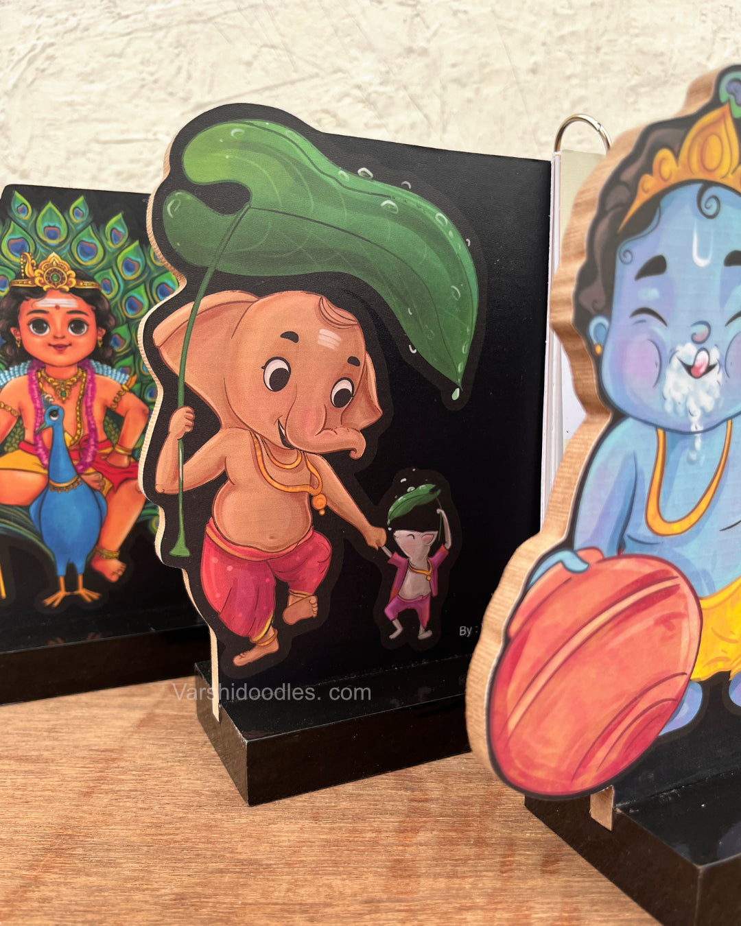 Bala Ganesha || PREORDER || wooden desk calendar 2025 || your new desk buddy.!!