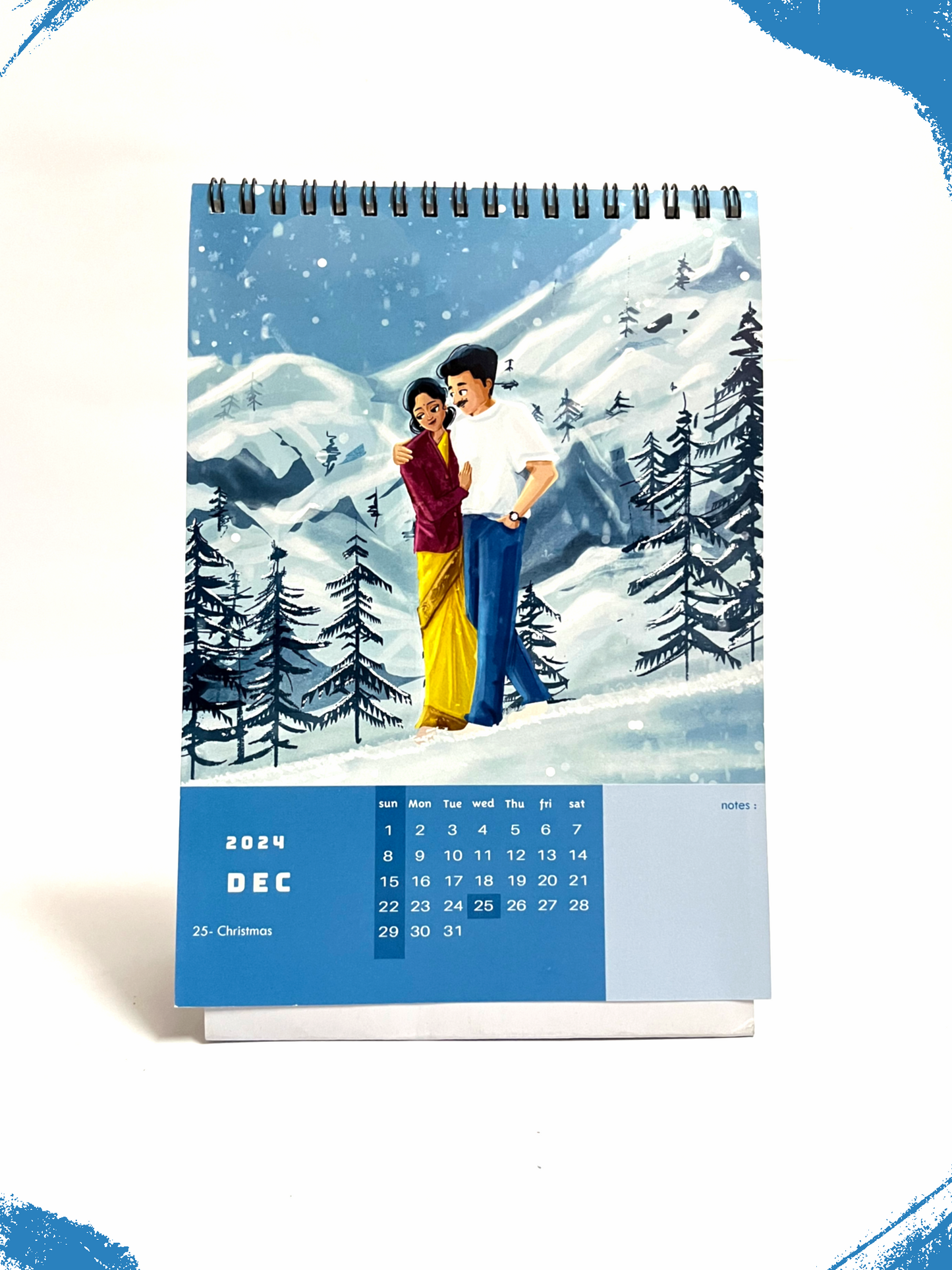 Frames of love || Desktop calendar || Free shipping