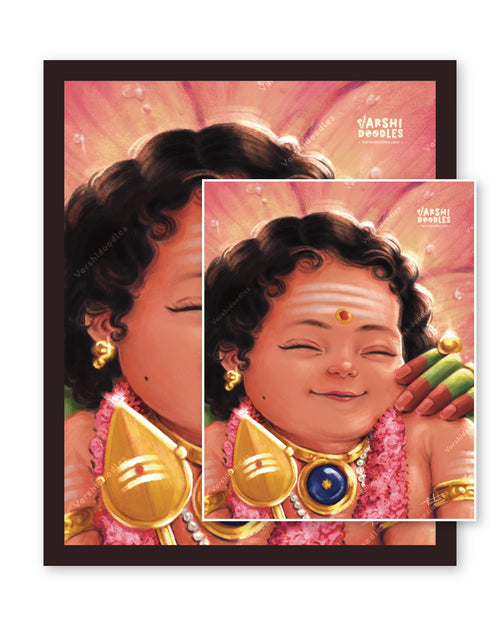 KUTTY  MURUGAN  🌻✨❤️|| paper(art board)  /canvas prints  || framed & unframed