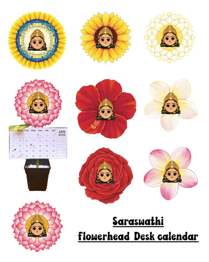 FLOWER HEADS || Monthly calendar || Free shipping