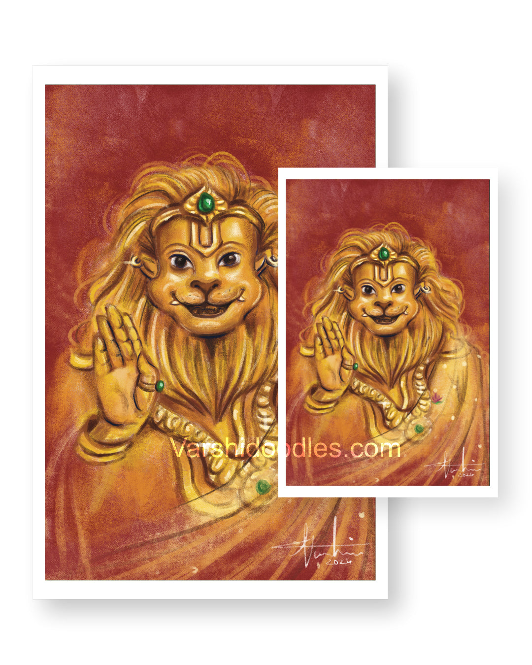 Narasimha 🌻|| Art print