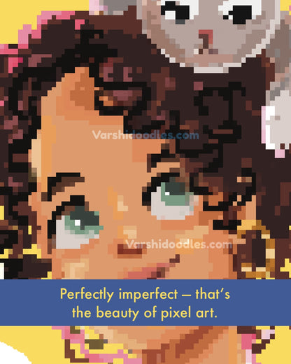 Customised Fridge magnets || Pixel mini doodles