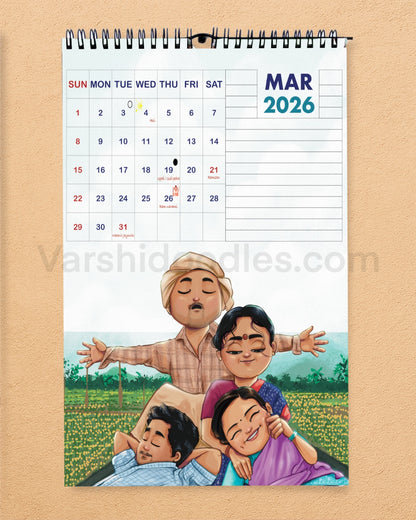 Frames of love  || WALL CALENDAR || Free shipping || pre-order