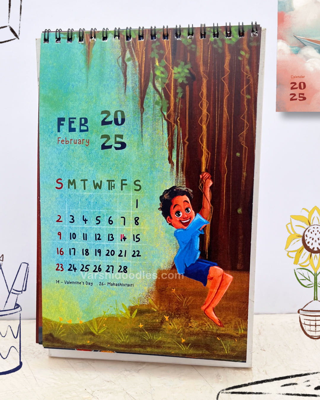 Chinna Chinna Aasai || DESK  CALENDAR || Free shipping