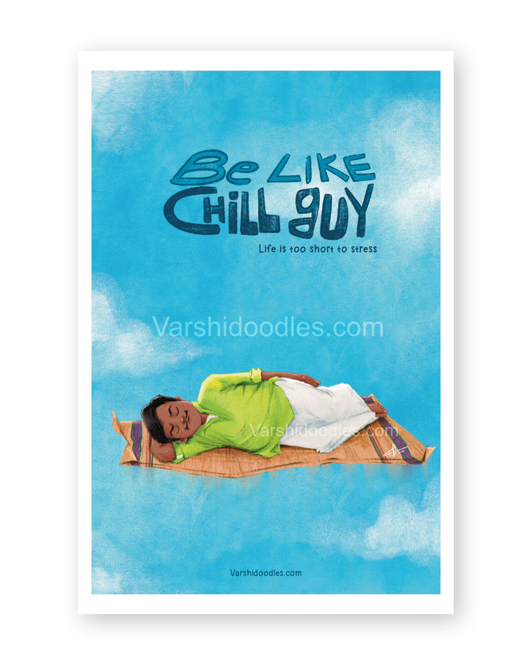 Chill Guy || Art print