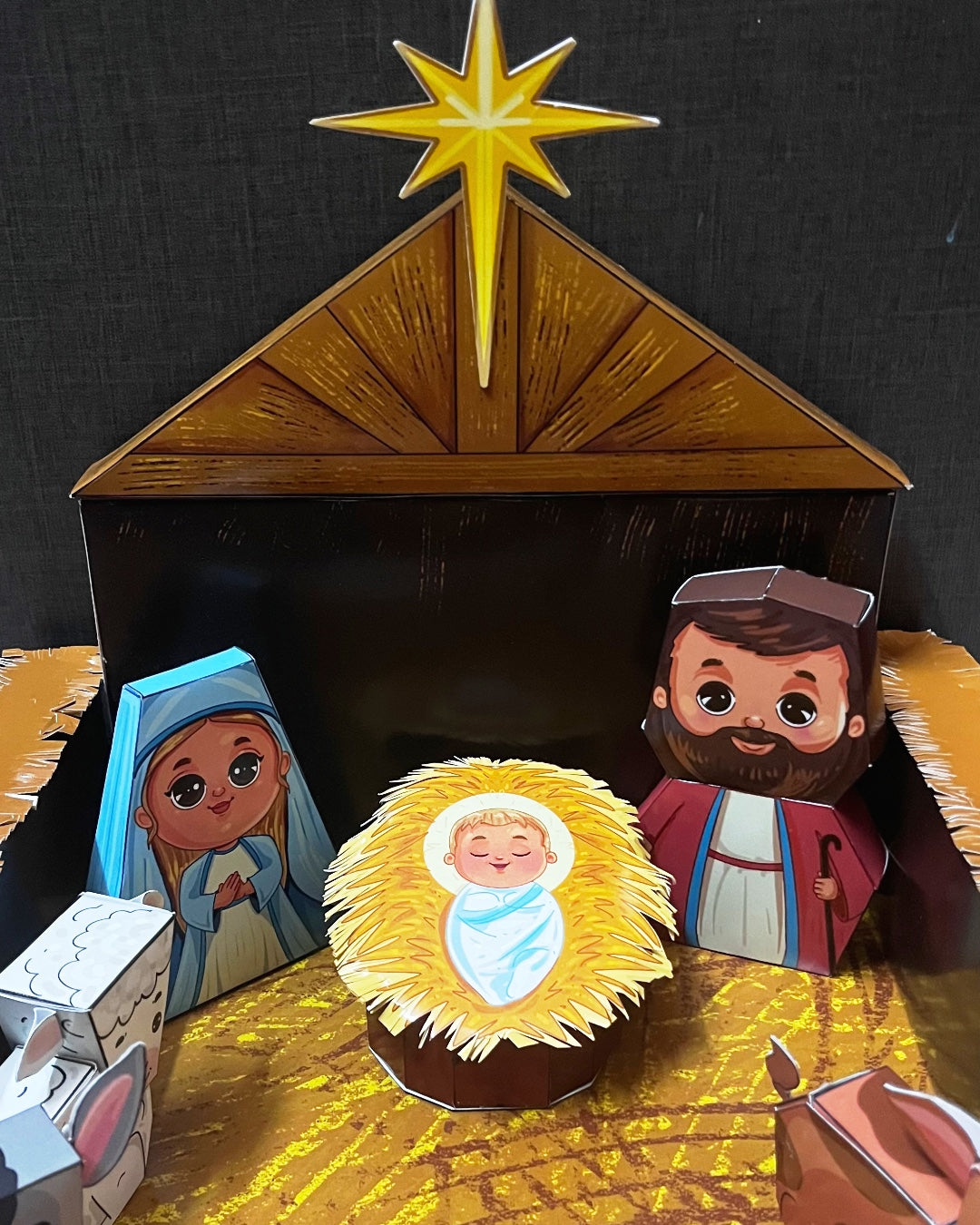 DIY NATIVITY SCENE KIT || PAPCONS