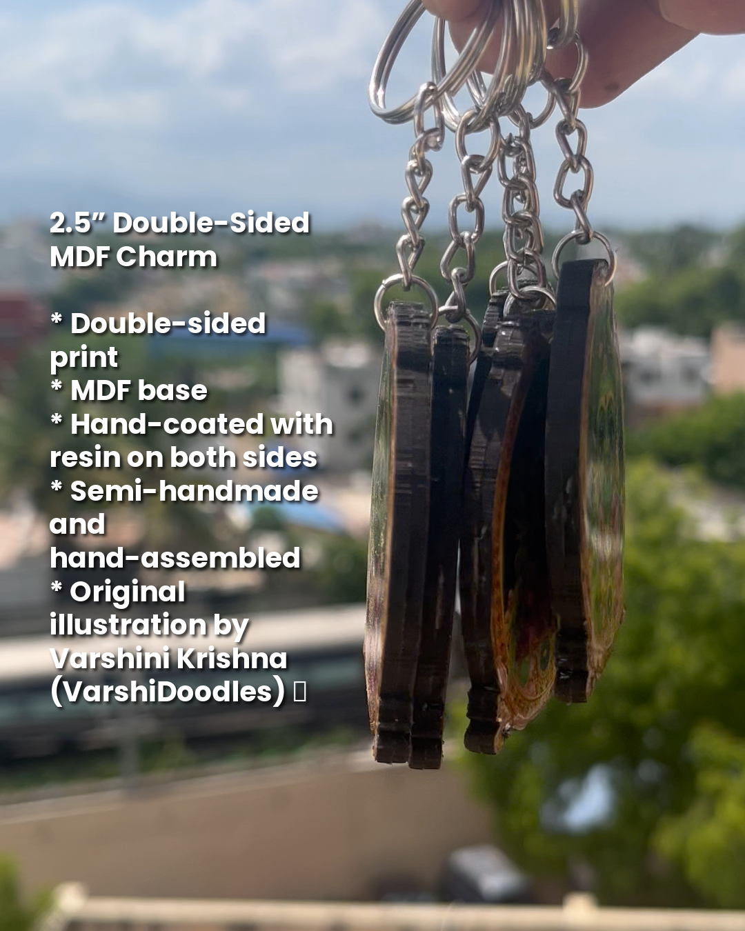 Meenakshi  KEYCHAIN  ||LIMITED EDITION || Free shipping || buy 2 or more  to get Discounts!!